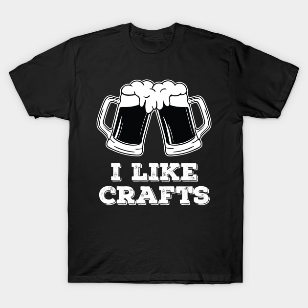 I Like Crafts - Beer brewery product T-Shirt by theodoros20